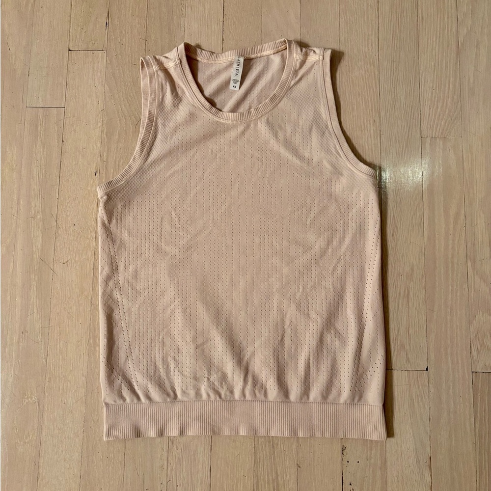 Athleta Sleeveless Blush Fitness Top